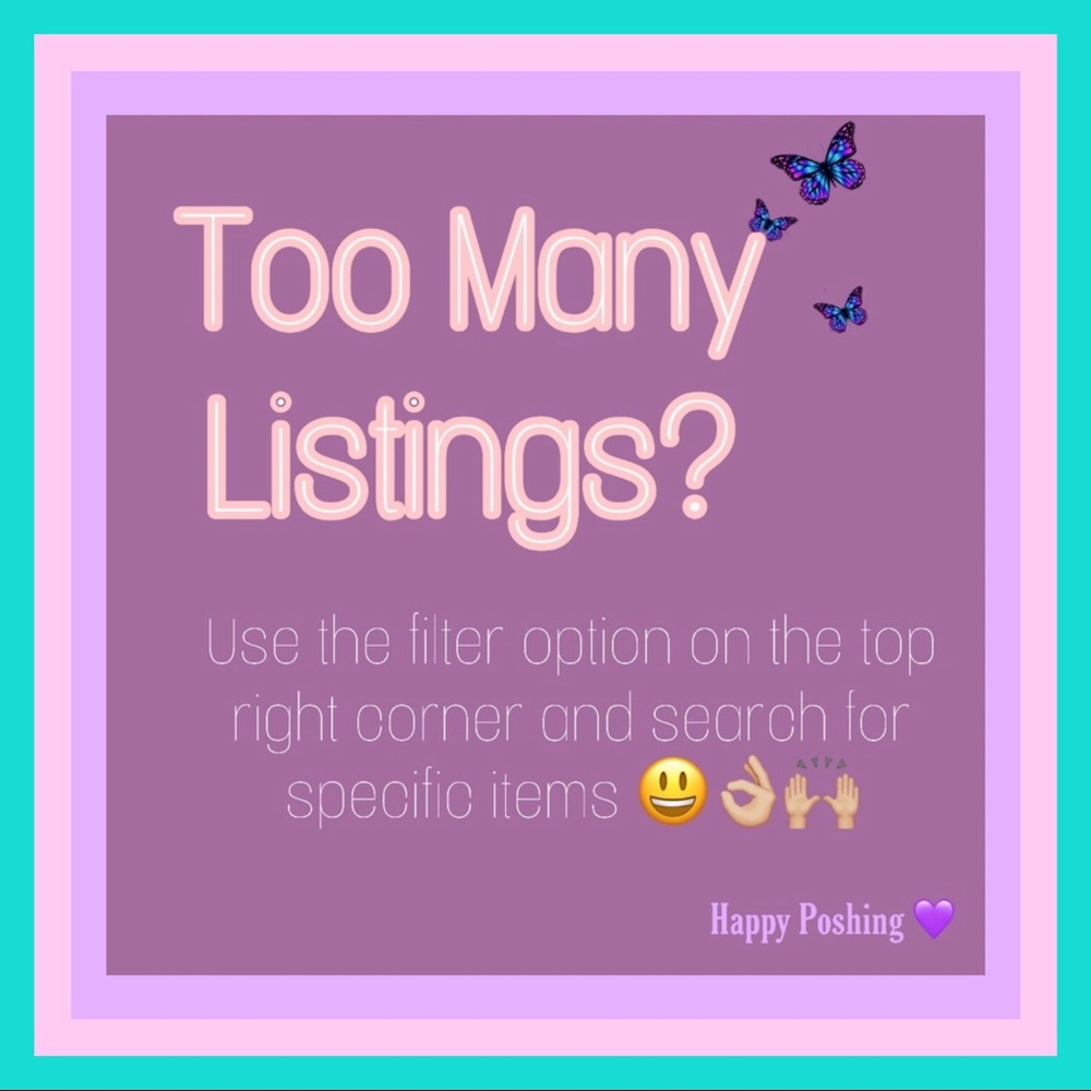 Filter to find items Quicker 💜